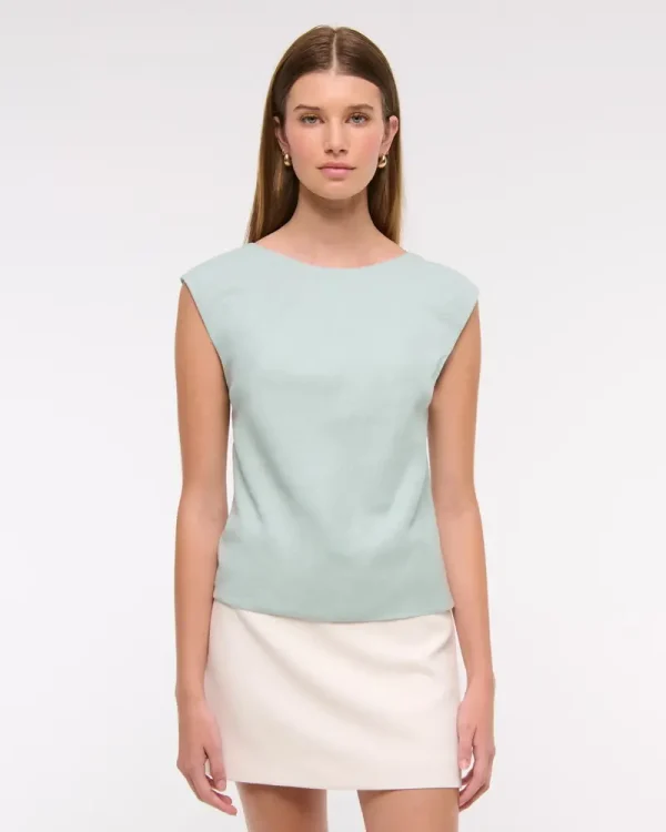 Linen Shell Top